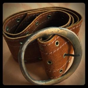 Willie Craft Boho brown Suede belt /Vintage/ So😎